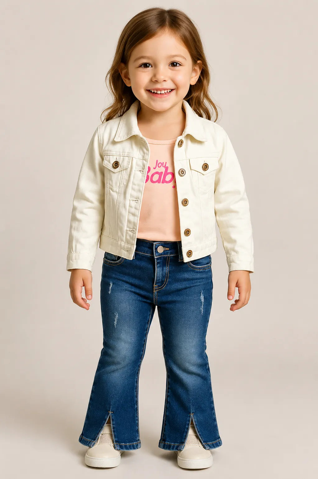 CONJUNTO DENIM  TIRAS 3 PIEZAS