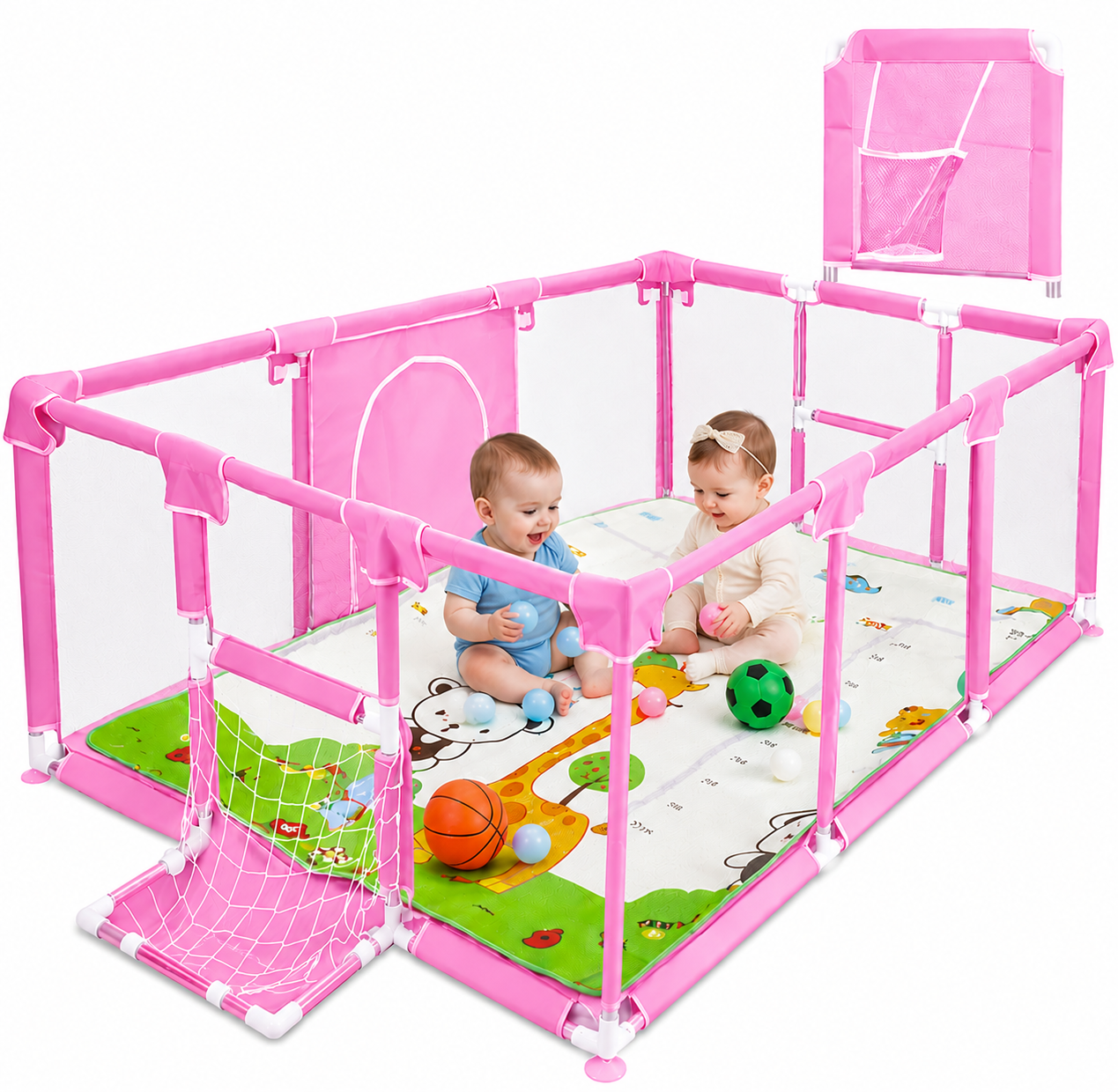 CORRAL DE JUEGOS MARTINAS - COLOR ROSA