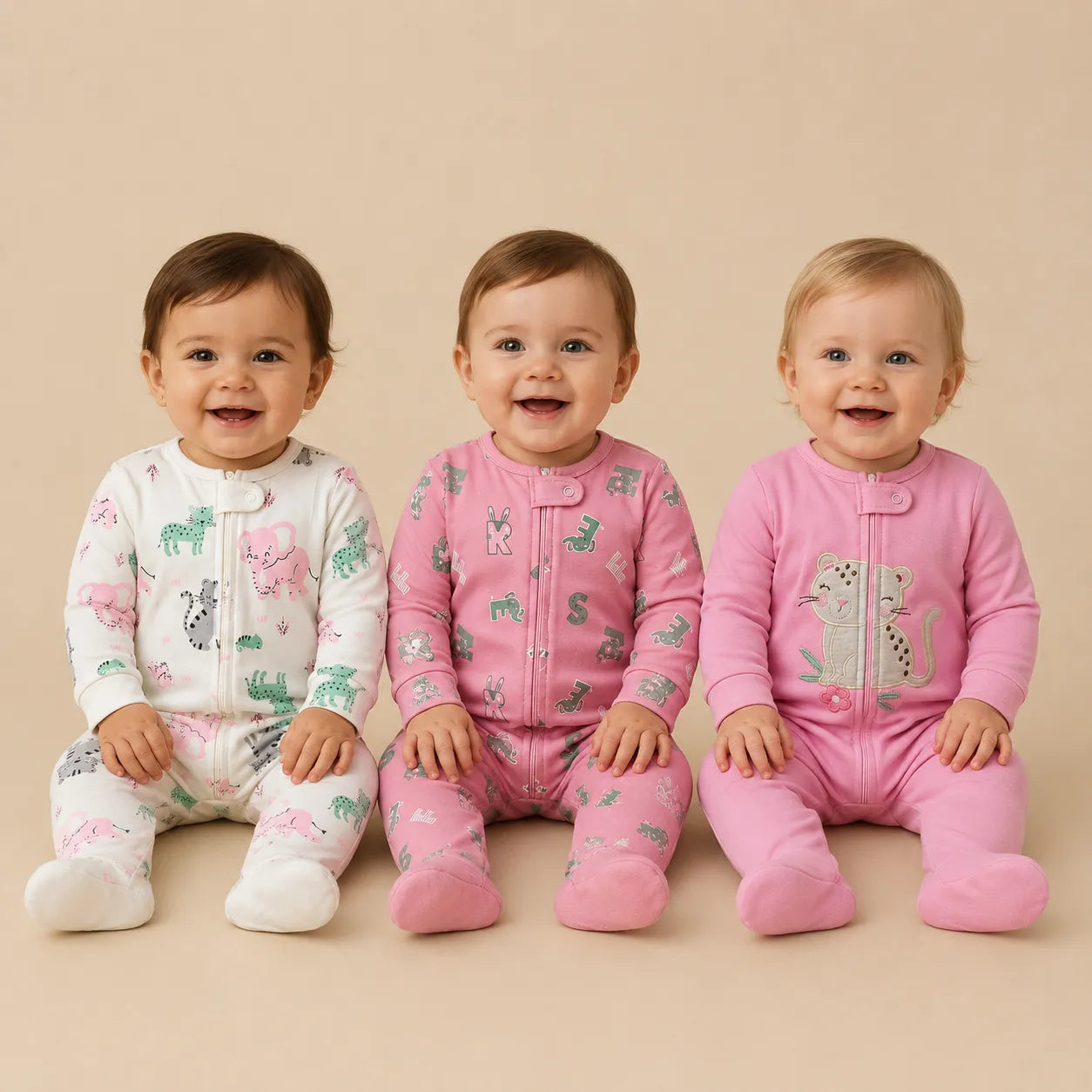 SET X3 PIJAMAS-CHOCOMIEL-ROSAS