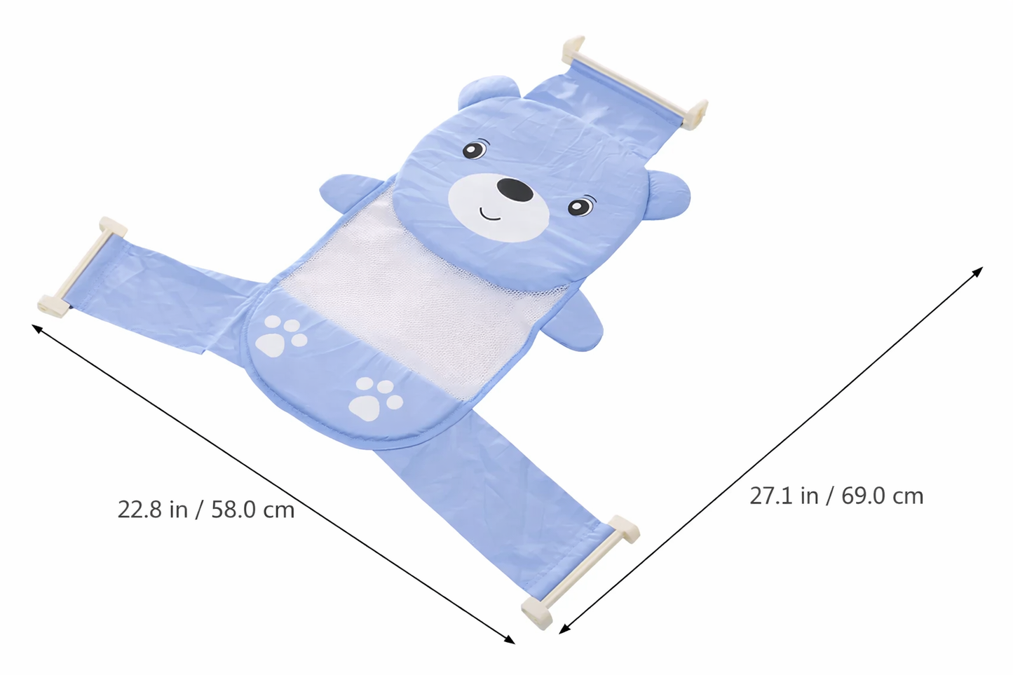 MALLA DE BAÑO OSO SENCILLA AZUL