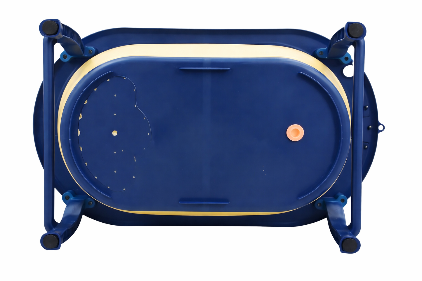 BAÑERA PLEGABLE CORONA AZUL REY