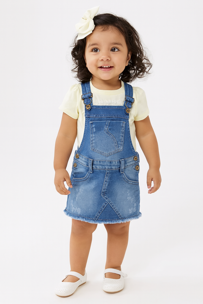 BRAGA DENIM CON CAMISETA