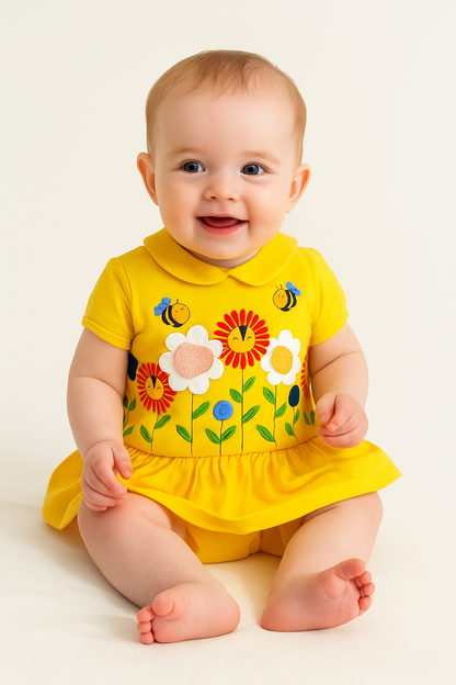 VESTIDO LEONCITO CON CUELLO