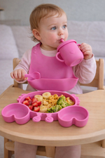 SET DE ALIMENTACIÓN COMPLEMENTARIA CANGREJO ROSA MALVA