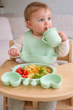 SET DE ALIMENTACIÓN COMPLEMENTARIA CANGREJO VERDE MANZANA