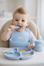 SET DE ALIMENTACIÓN COMPLEMENTARIA BALLENA - COLOR  AZUL