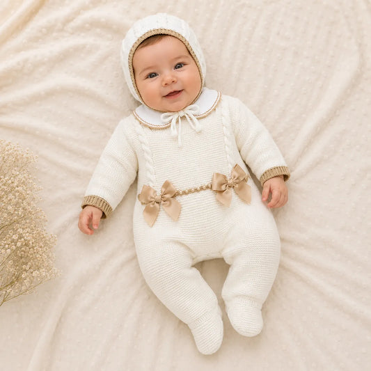 SET MARA TEJIDO PREMIUM - DISEÑO ELEGANTE Y CLASICO - COLOR BLANCO