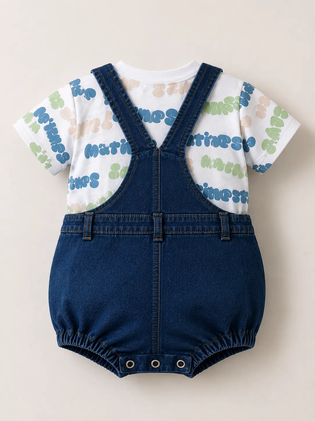 CONJUNTO OVEROLL JEANS MARTIN@S