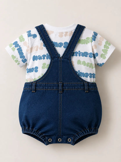 CONJUNTO OVEROLL JEANS MARTIN@S
