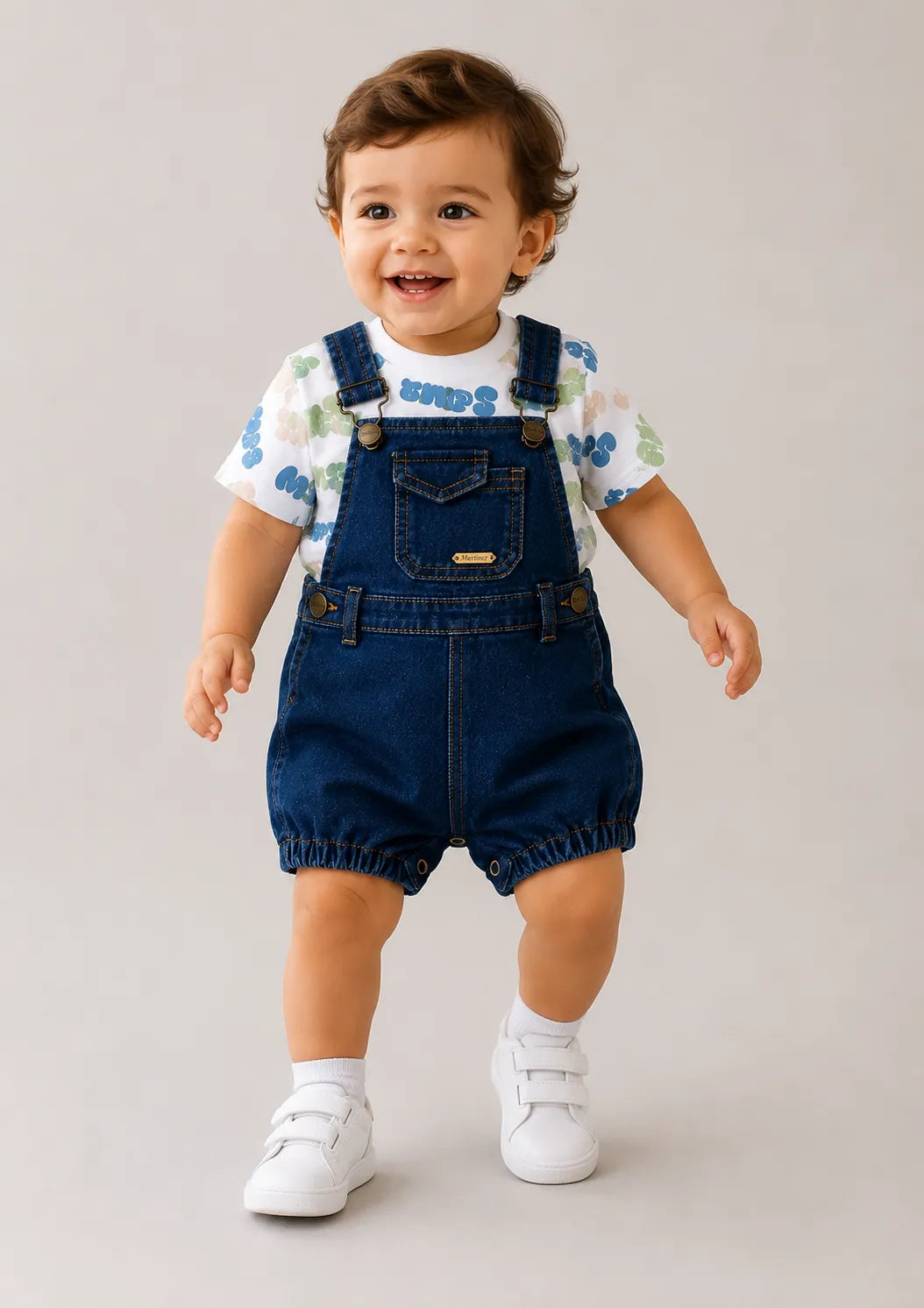 CONJUNTO OVEROLL JEANS MARTIN@S