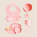 Set de Alimentación Complementaria Ballena - Color Rosa