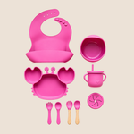 Set de Alimentación Complementaria Cangrejo - Rosa Malva