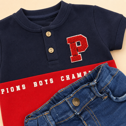 ⭕️ CONJUNTO 2 PIEZAS CHAMPIONS BOYS