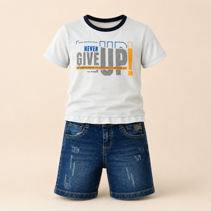 ⭕️ CONJUNTO 2 PIEZAS KIDS AZUL