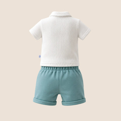 CONJUNTO INFANTIL POLO LEONCITO  VERDE