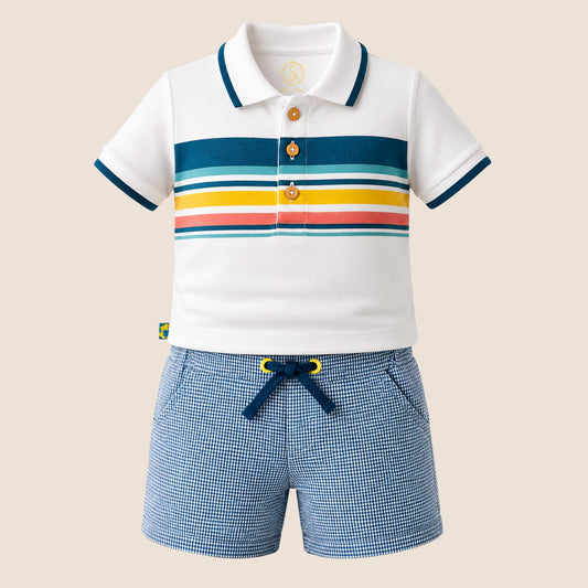⭕️ CONJUNTO A RAYAS EUROPEO - BOBOLI