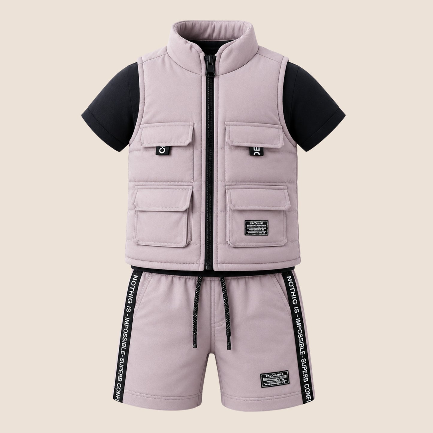 CONJUNTO URBANO 3 PIEZAS CON CHALECO