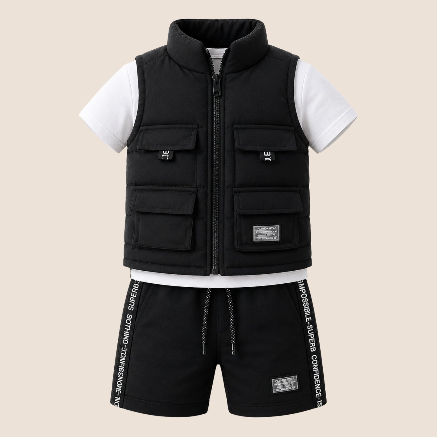 CONJUNTO URBANO 3 PIEZAS CON CHALECO