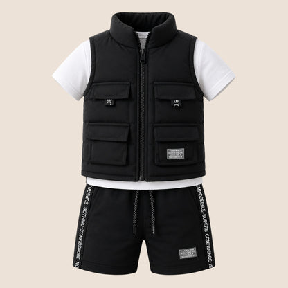 CONJUNTO URBANO 3 PIEZAS CON CHALECO