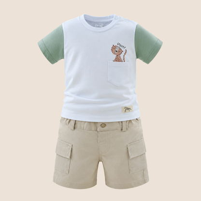 CONJUNTO SAFARI ROOR BEBÉ FELIZ