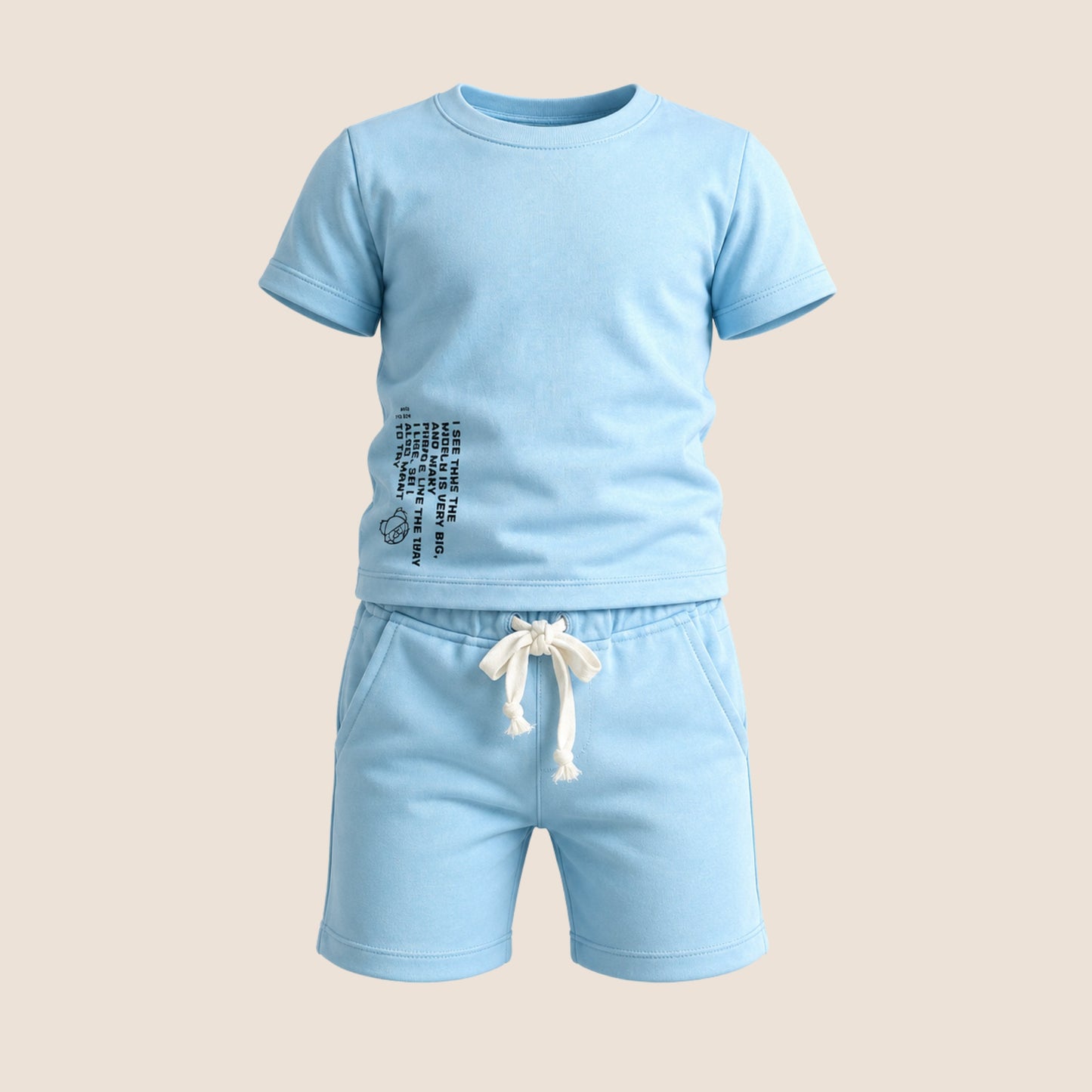 SET INFANTIL CON ESTAMPADO DIVERTIDO AMÉN