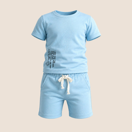 SET INFANTIL CON ESTAMPADO DIVERTIDO AMÉN