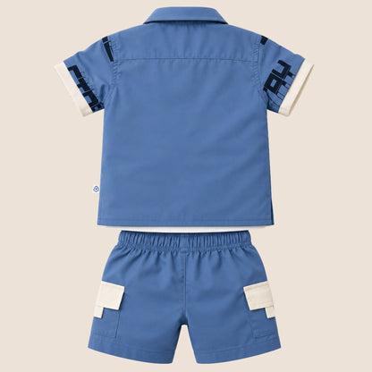 CONJUNTO 3 PIEZAS STAY WILD-AZUL