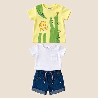 CONJUNTO EUROPEO 3 PIEZAS COCODRILO - LOSAN