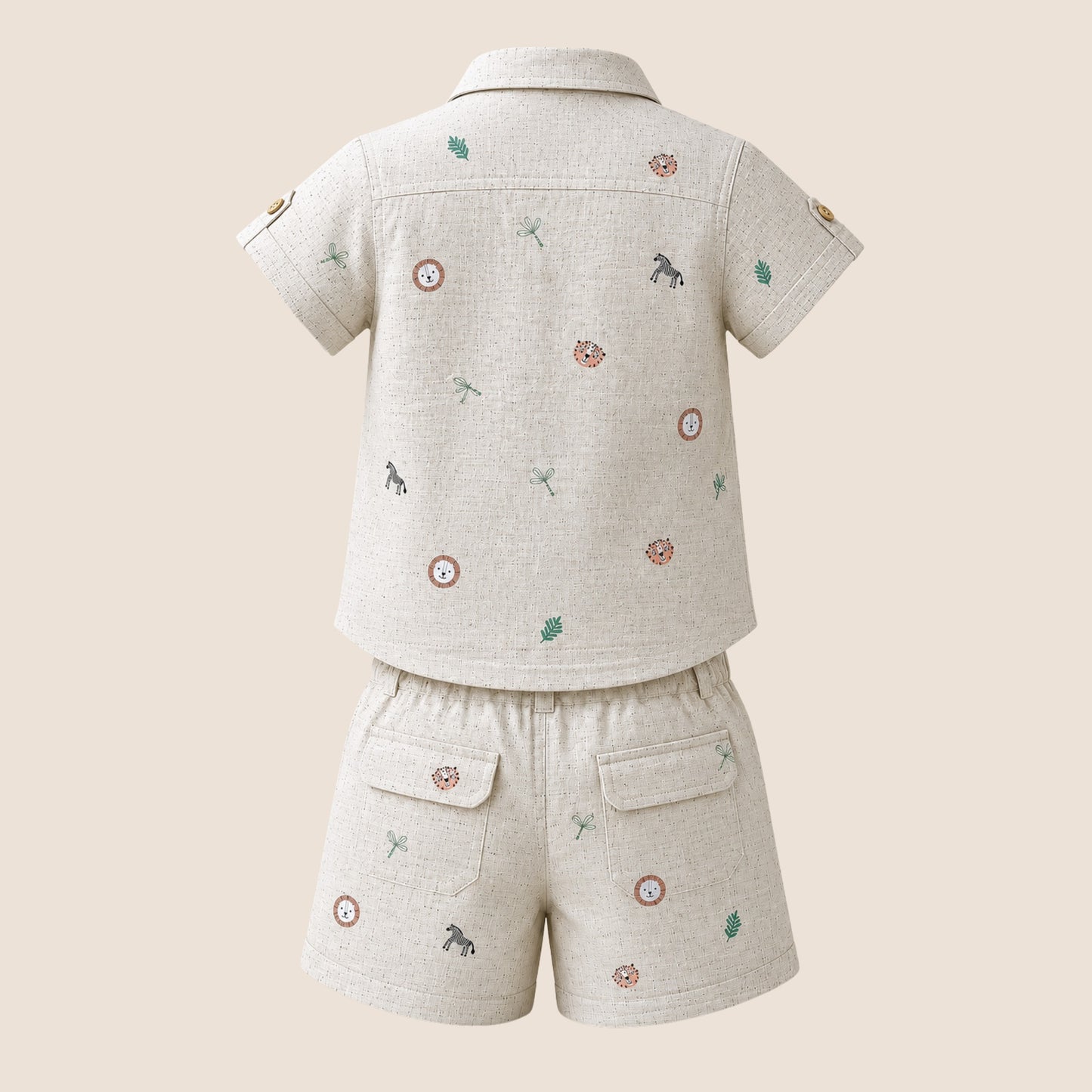 CONJUNTO EN LINO SAFARI