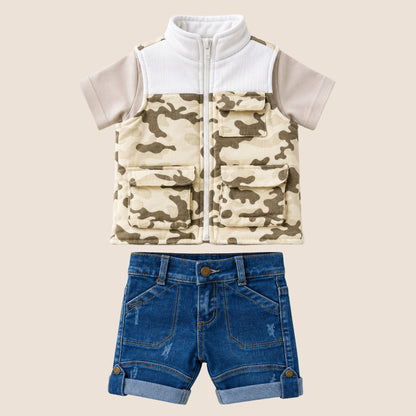 CONJUNTO 3 PIEZAS CHALECO EXPLORER
