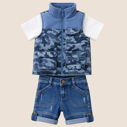 CONJUNTO 3 PIEZAS CHALECO EXPLORER