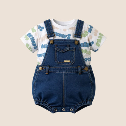 CONJUNTO OVEROLL JEANS MARTIN@S