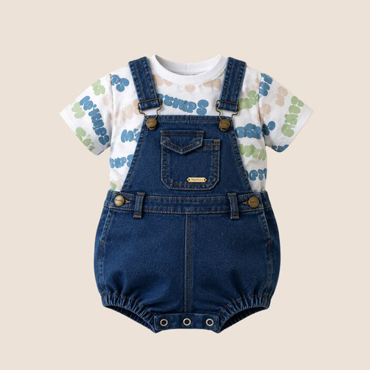 CONJUNTO OVEROLL JEANS MARTIN@S