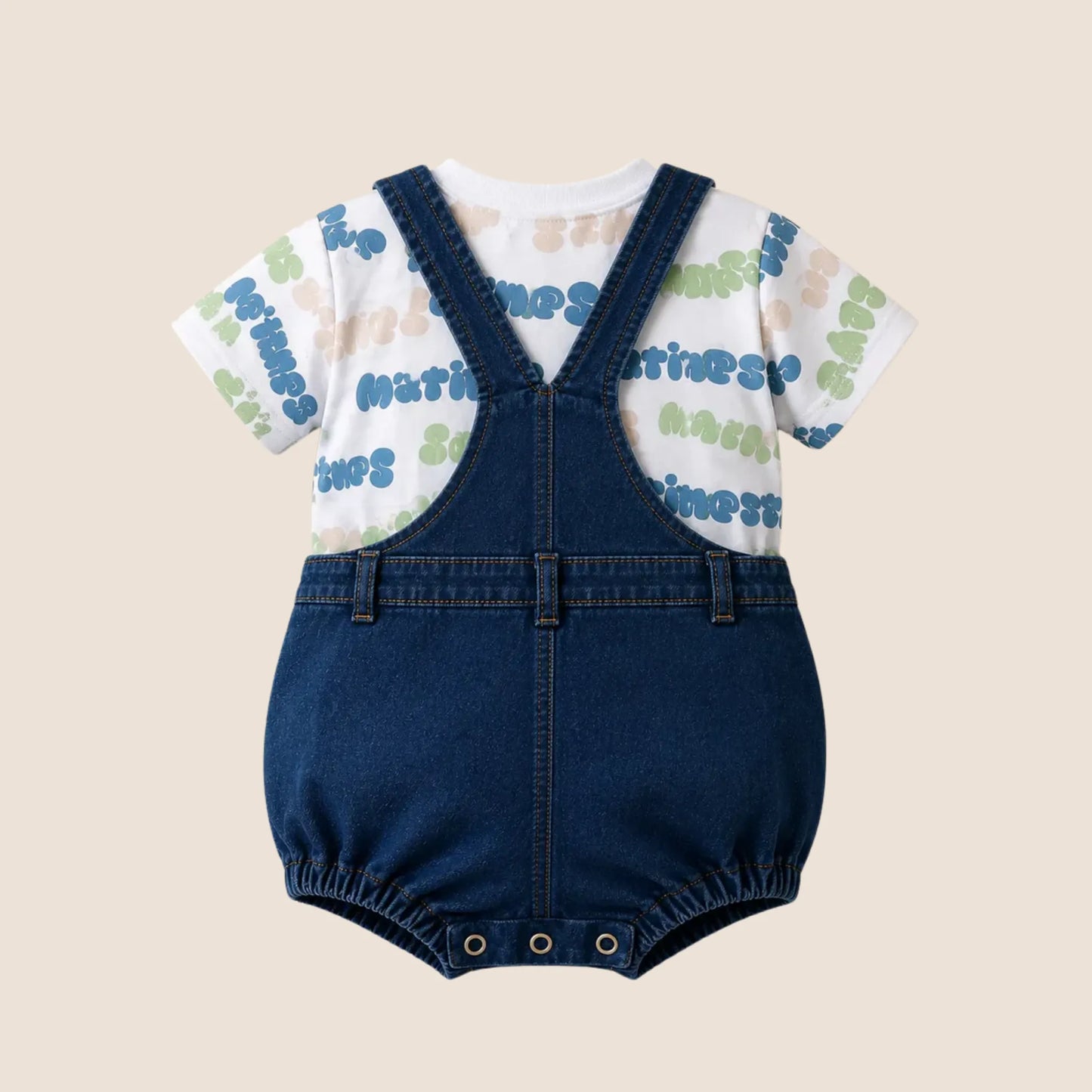 CONJUNTO OVEROLL JEANS MARTIN@S