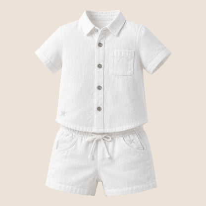 CONJUNTO ELEGANT LINO BLANCO