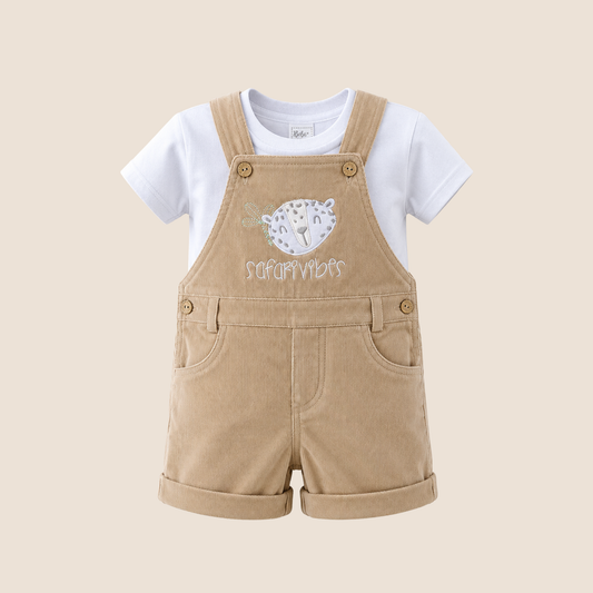OVEROL SAFARI VIBES BEIGE - BEBÈ FELIZ