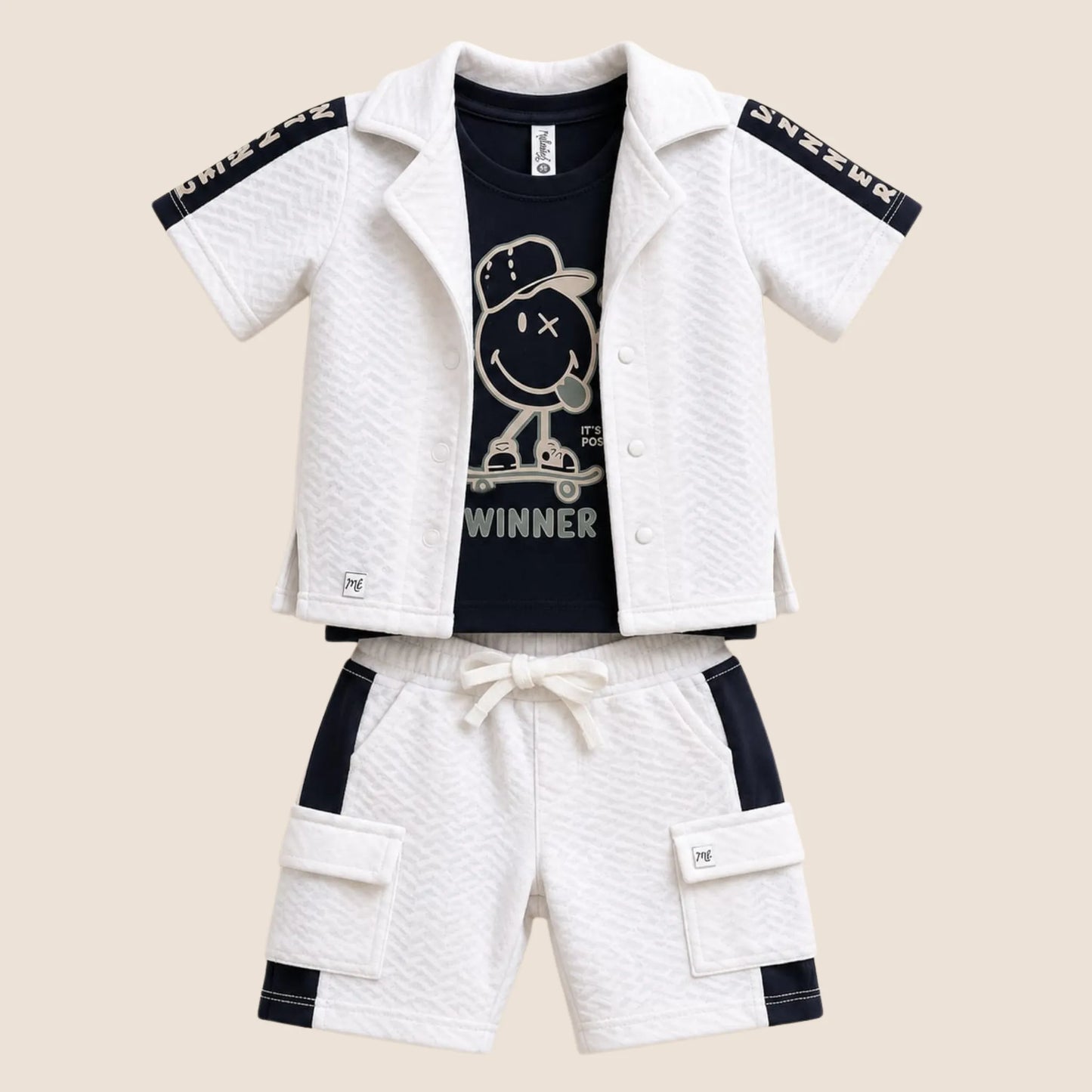⭕️ CONJUNTO INFANTIL “WINNER” BLANCO