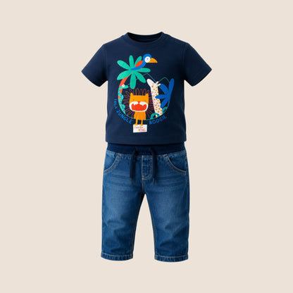 CONJUNTO DENIM CAMISETA EUROPEO “JUNGLE” LOSAN