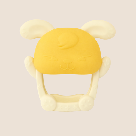 RASCAENCIAS EN SILICONA DISEÑO CONEJITO - AMARILLO