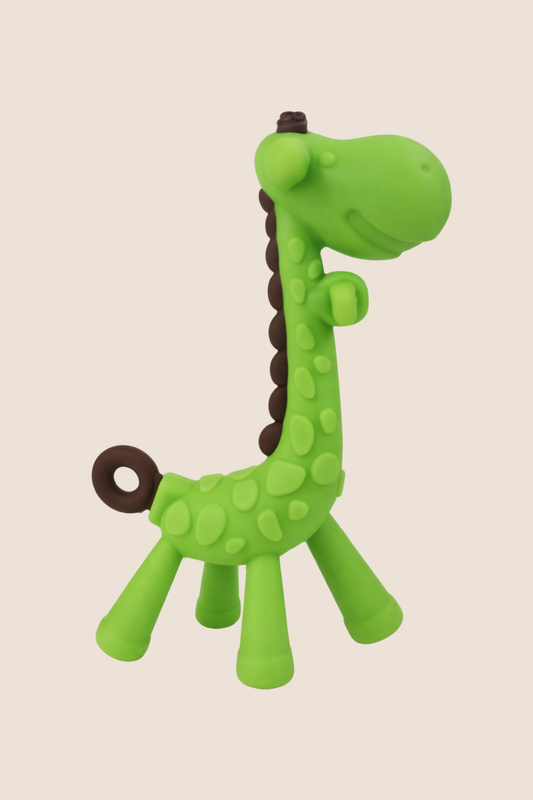 RASCAENCIAS EN SILICONA DISEÑO JIRAFITA - VERDE
