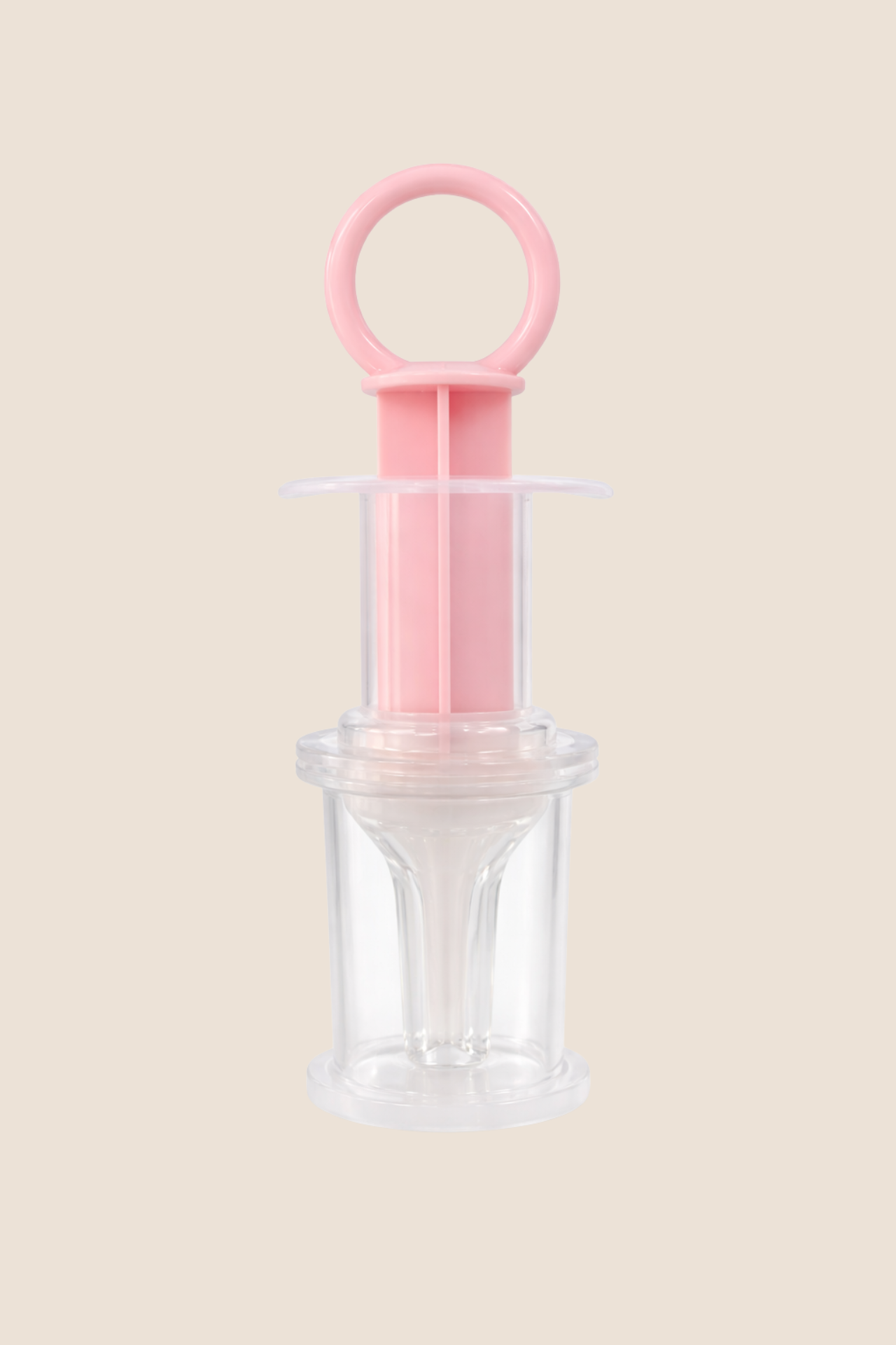 DISPENSADOR DE MEDICINA TIPO CHUPON - ROSADO PASTEL