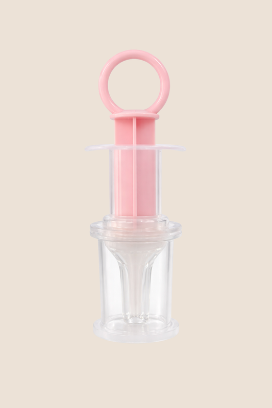 DISPENSADOR DE MEDICINA TIPO CHUPON - ROSADO PASTEL