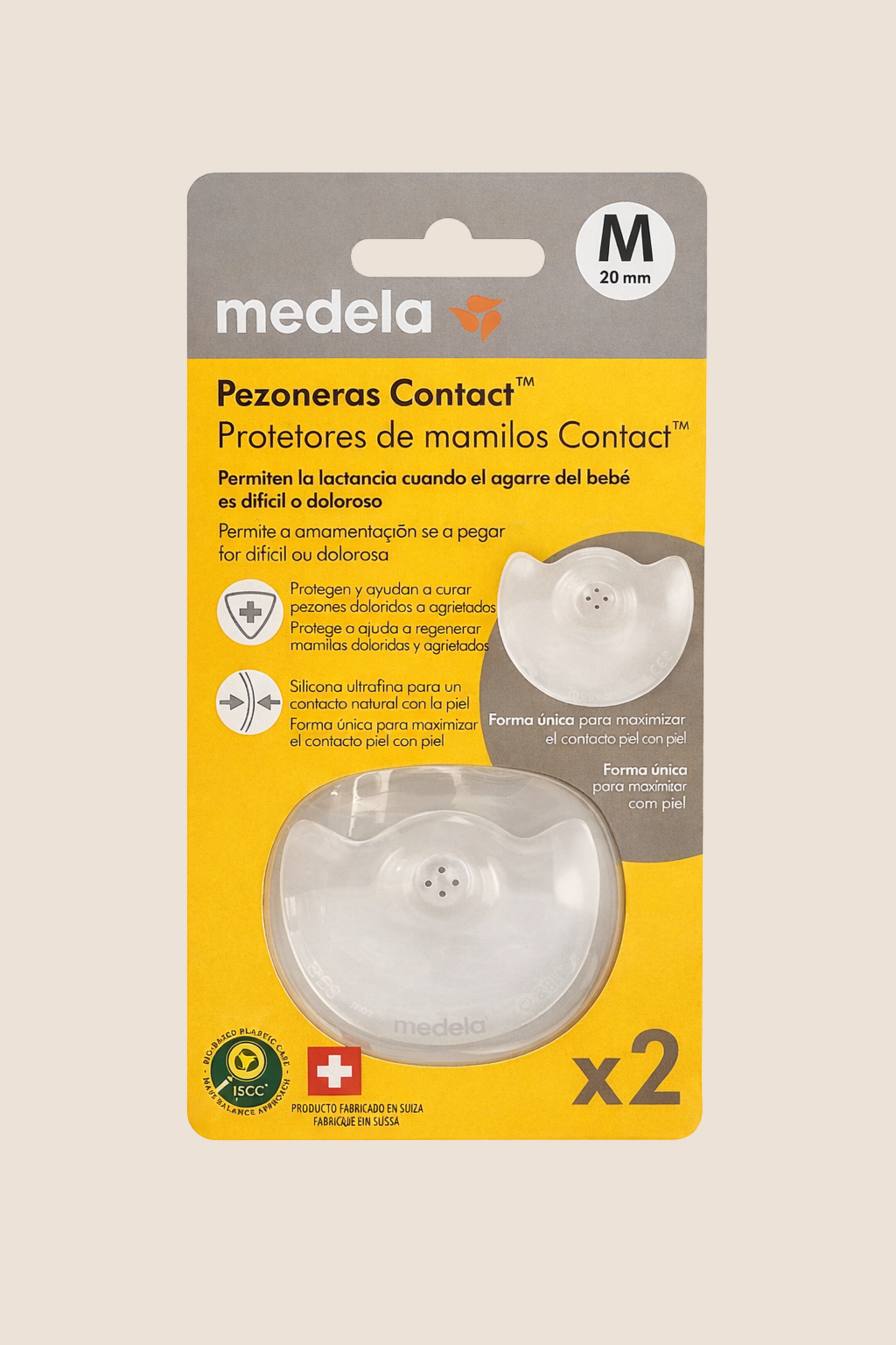 PEZONERAS CONTACT™ - MEDELA 16MM - TALLA M