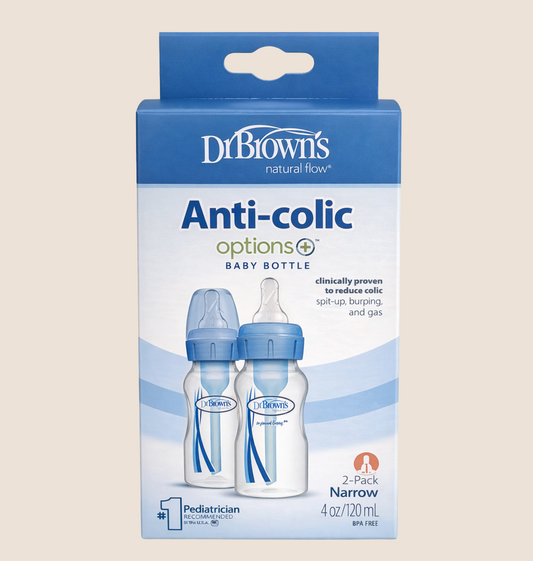 TETERO DR. BROWN’S OPTION+ Y ANTI-COLIC - PACK X2 (120ML / 4oZ)