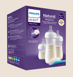 SET TETEROS PHILIPS AVENT NATURAL RESPONSE RECIEN NACIDO 4 PIEZAS