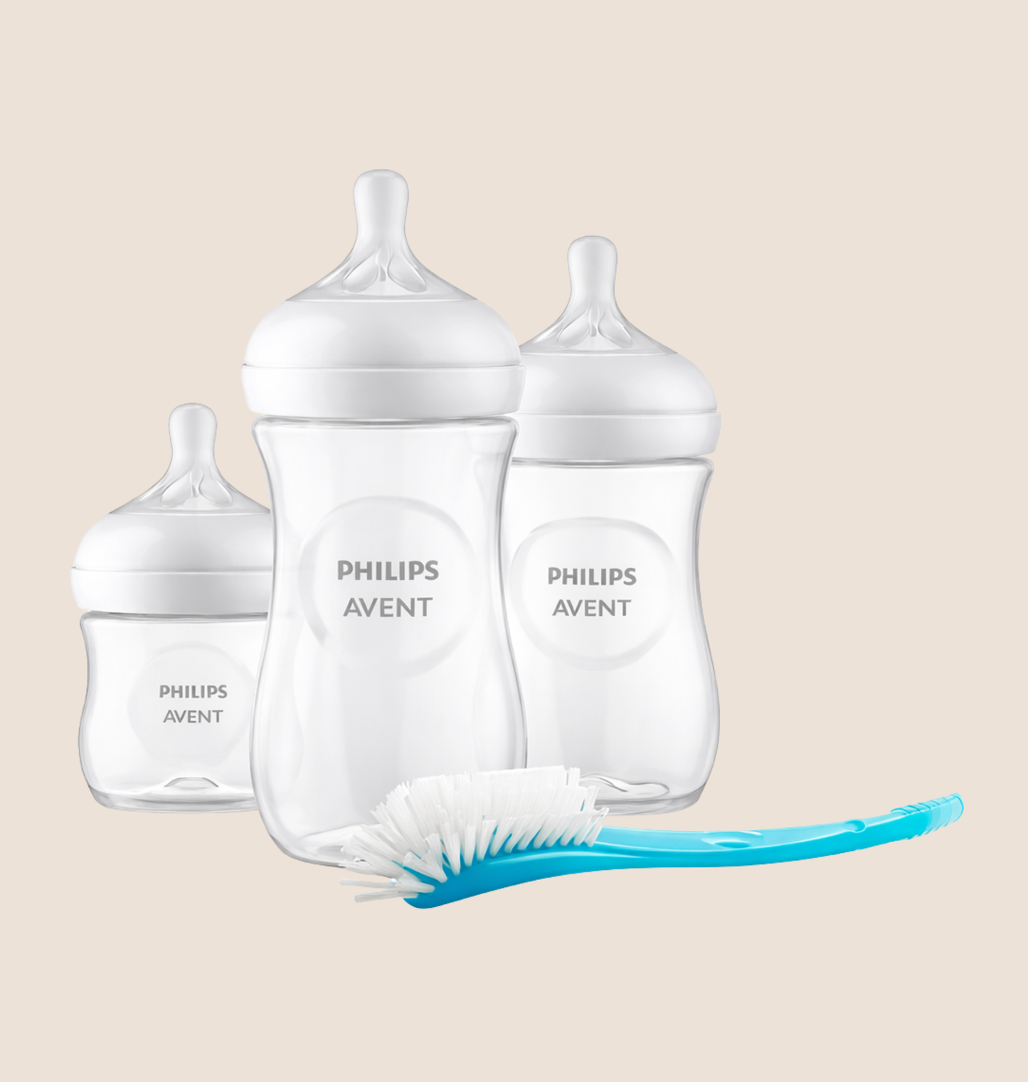 SET TETEROS PHILIPS AVENT NATURAL RESPONSE RECIEN NACIDO 4 PIEZAS