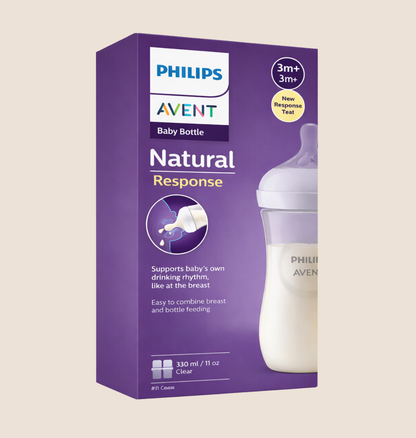 TETERO PHILIPS AVENT NATURAL RESPONSE 330ML (11 Oz)