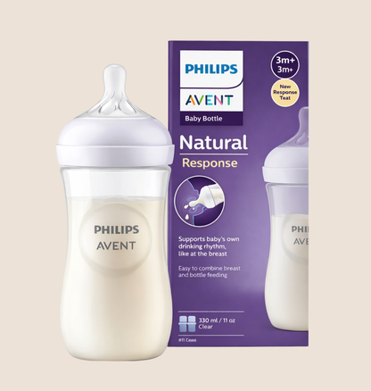 TETERO PHILIPS AVENT NATURAL RESPONSE 330ML (11 Oz)