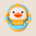 VASENILLA ENTRENADOR PARA BEBE DISEÑO DE PATITO CON RESPALDO