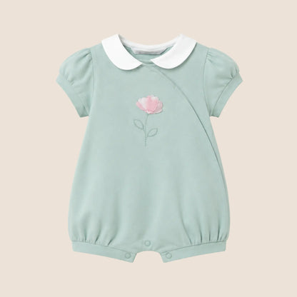 CONJUNTO 3 PIEZAS FLORAL PARA BEBÉ